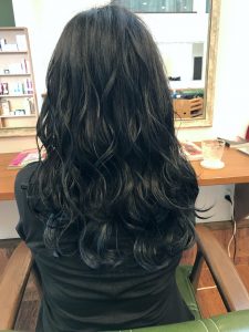 ネイビー インナーカラー Branch ブランチ Hair Make 弘前 美容室
